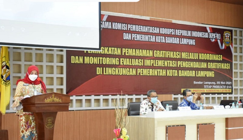 Kpk dan pemkot bandar lampung tingkatkan pemahaman gratifikasi