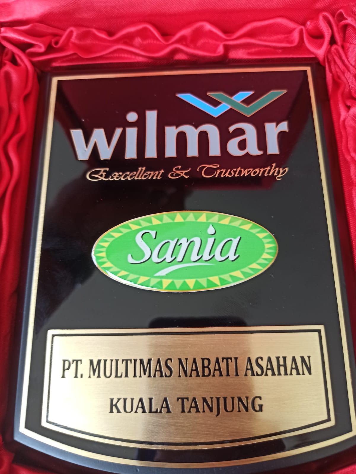 PT. Multimas Nabati Asahan Kuala Tanjung ( PT. Wilmar Group ) salah satu perusahaan besar dan ternama merupakan mitra kerjasama SMK Negri 1 Air Putih. ( foto/Joko )